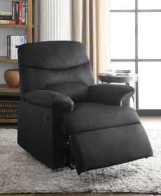 Arcadia Black Woven Fabric Motion Recliner