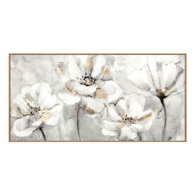 100% Hand Painted Abstract Flower Art Oil Painting On Canvas Wall Art Frameless Picture Decoration For Live Room Home Decor Gift (size: 100X150cm)