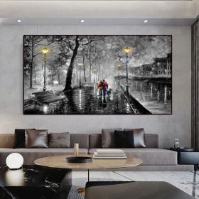 Cloud R Modern Abstract Art Oil Painting Posters Prints Wall Art Canvas Pictures for Living Room (size: 70X140cm)